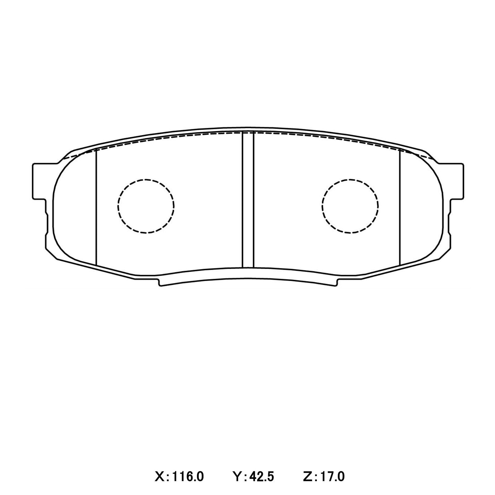 WinmaX WP2 4x4 Heavy Duty Brake Pads Toyota Landcruiser 200