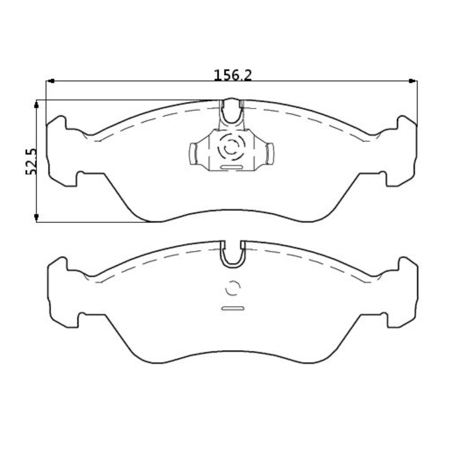 WinmaX W6.5 Race Brake Pads Holden Astra 95