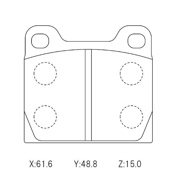 WinmaX W5 Brake Pads Porsche 911 Carrera 1965