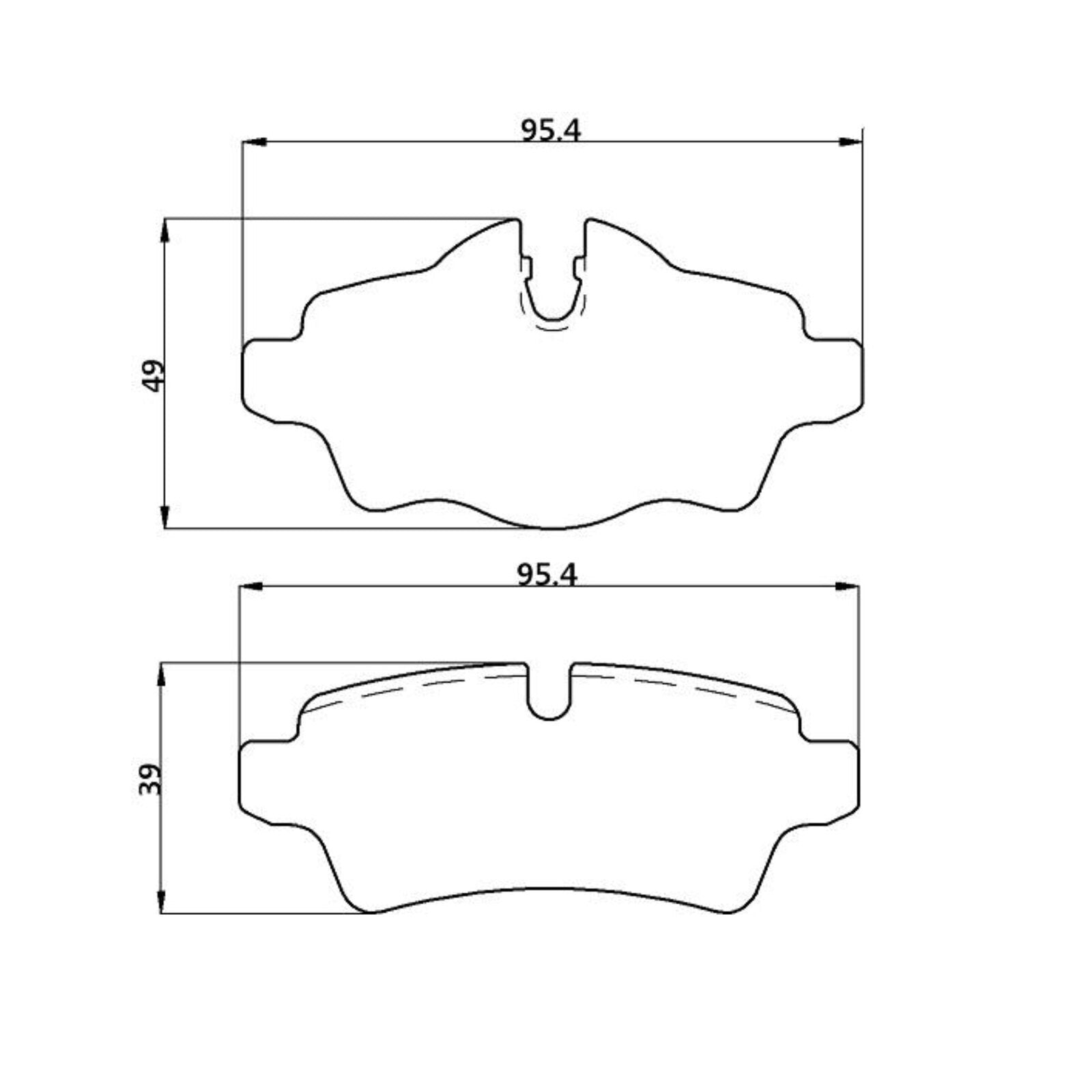 WinmaX W3 Performance Trackday Brake Pads Mini Cooper JCW