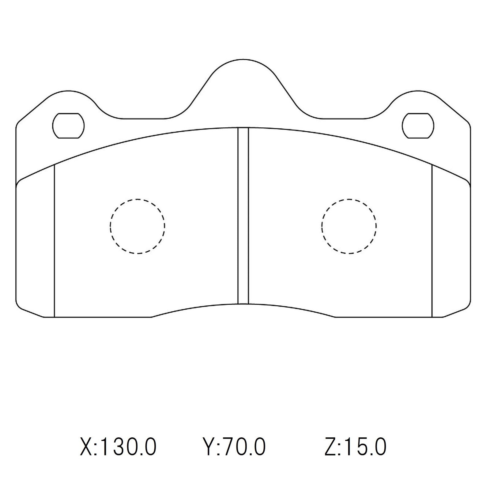 WinmaX W1 Street Performance Brake Pads AP / HSV 4pot AP D51