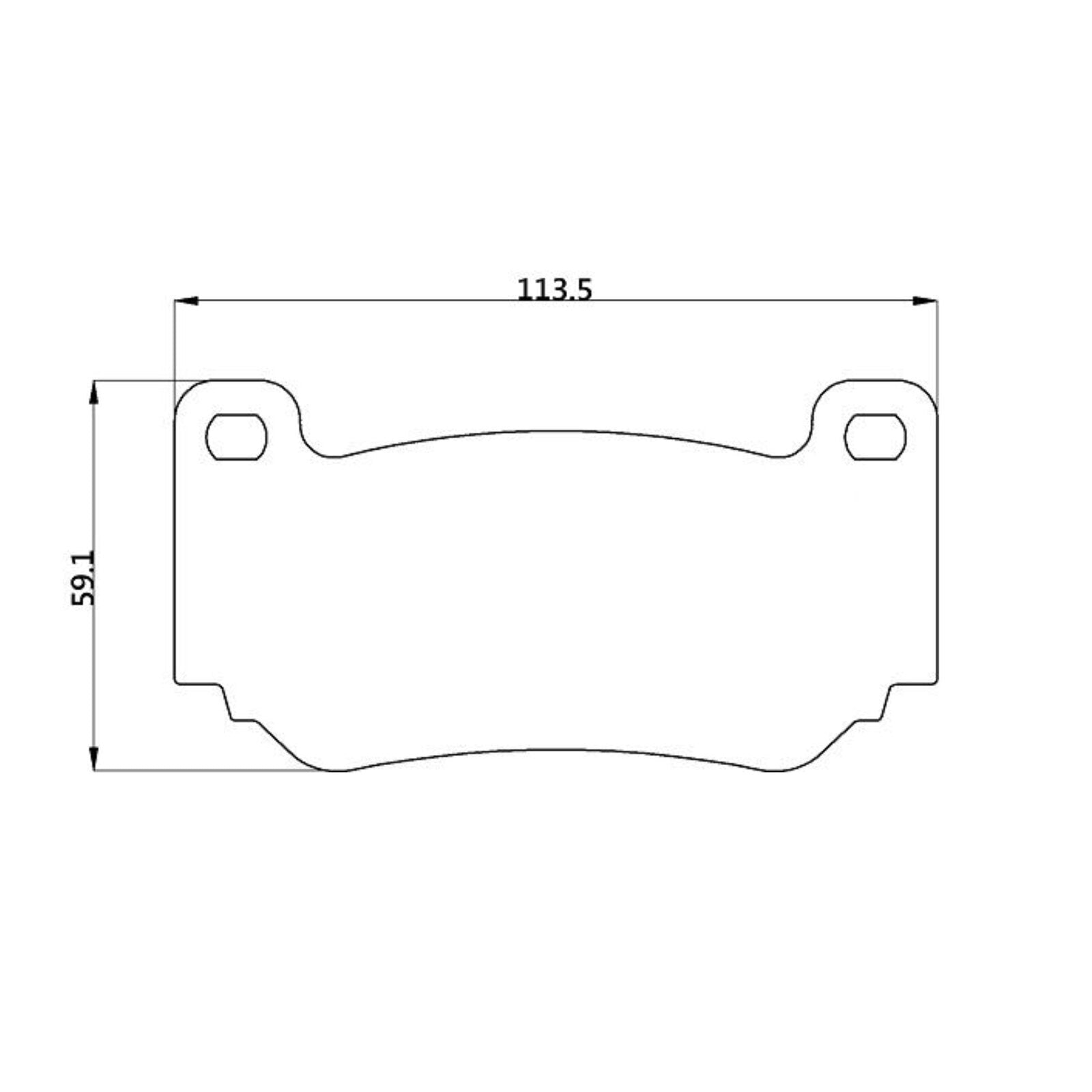 WinmaX W3 Performance Trackday Brake Pads AP 4 pot CP7600