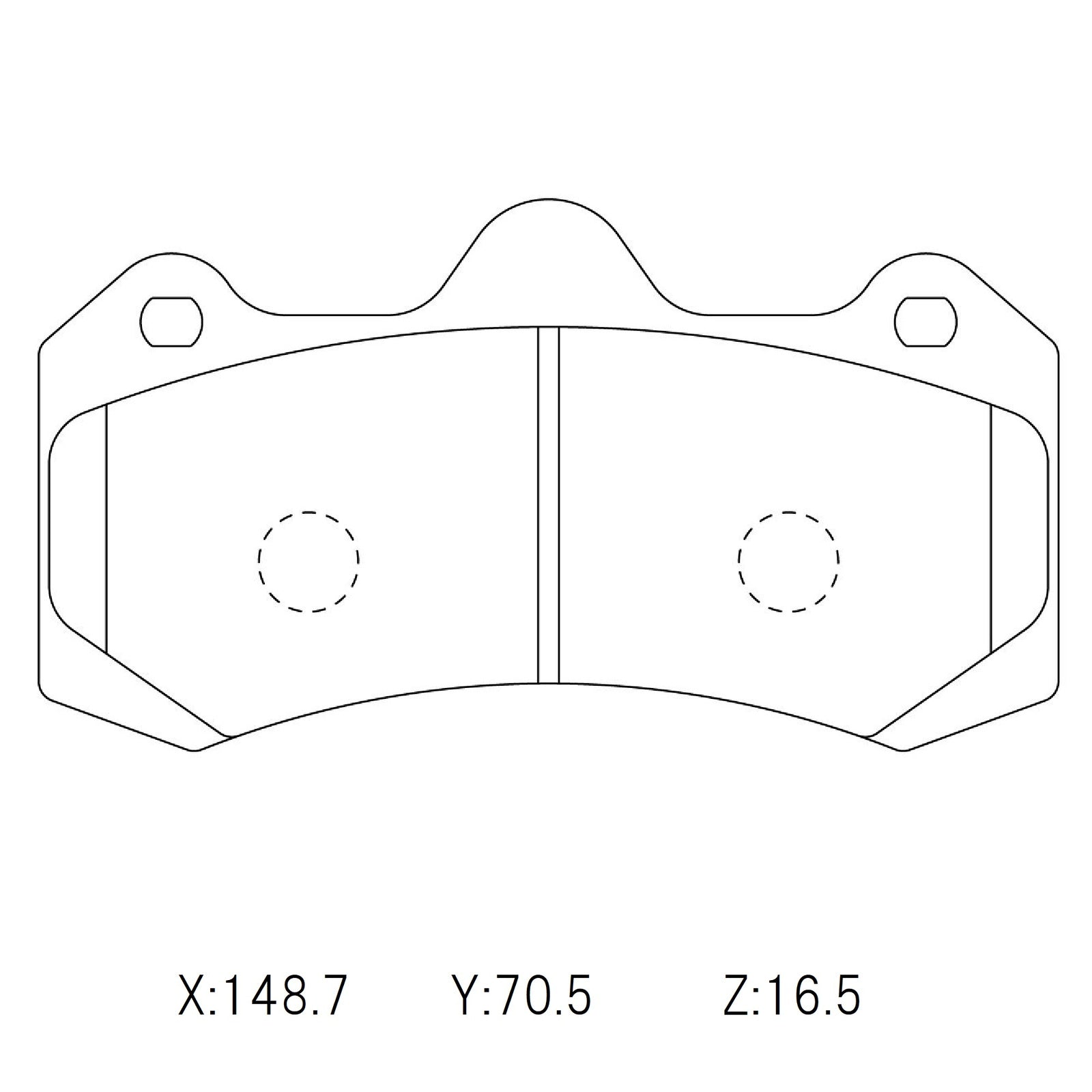 WinmaX W1 Street Performance Brake Pads AP 4