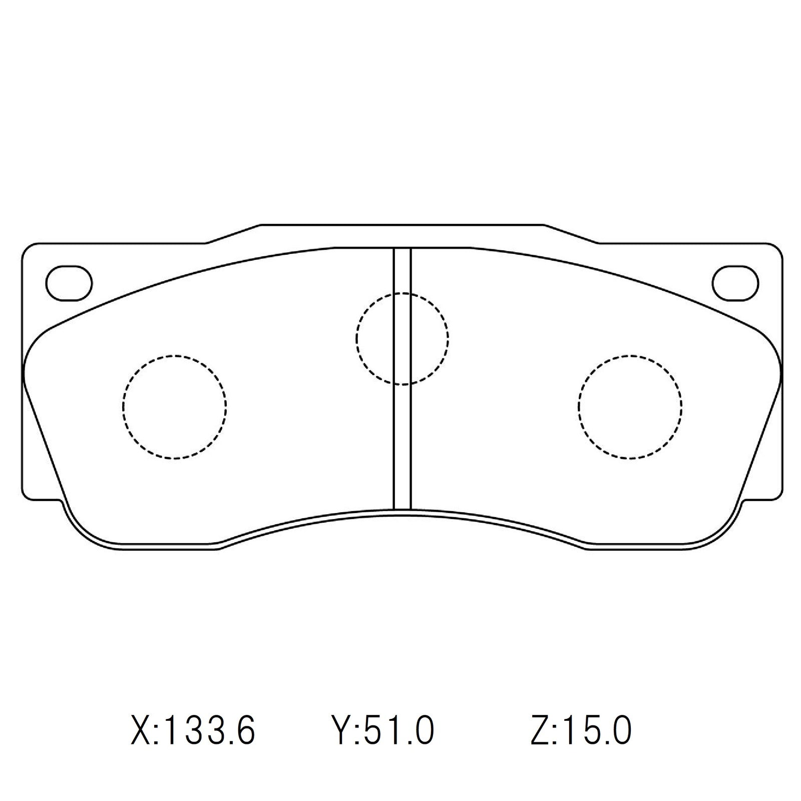 WinmaX W1 Street Performance Brake Pads Endless 4 pot caliper