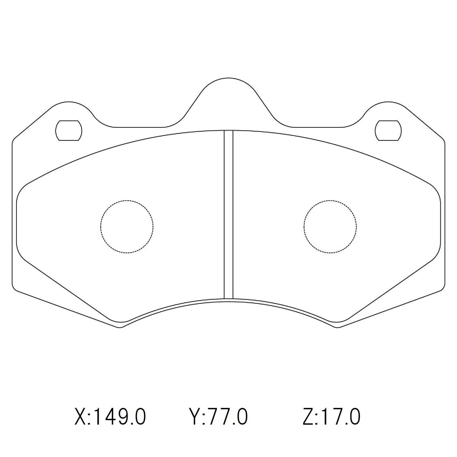 WinmaX W1 Street Performance Brake Pads AP / HSV VE / VF 4pot FRONT / REAR