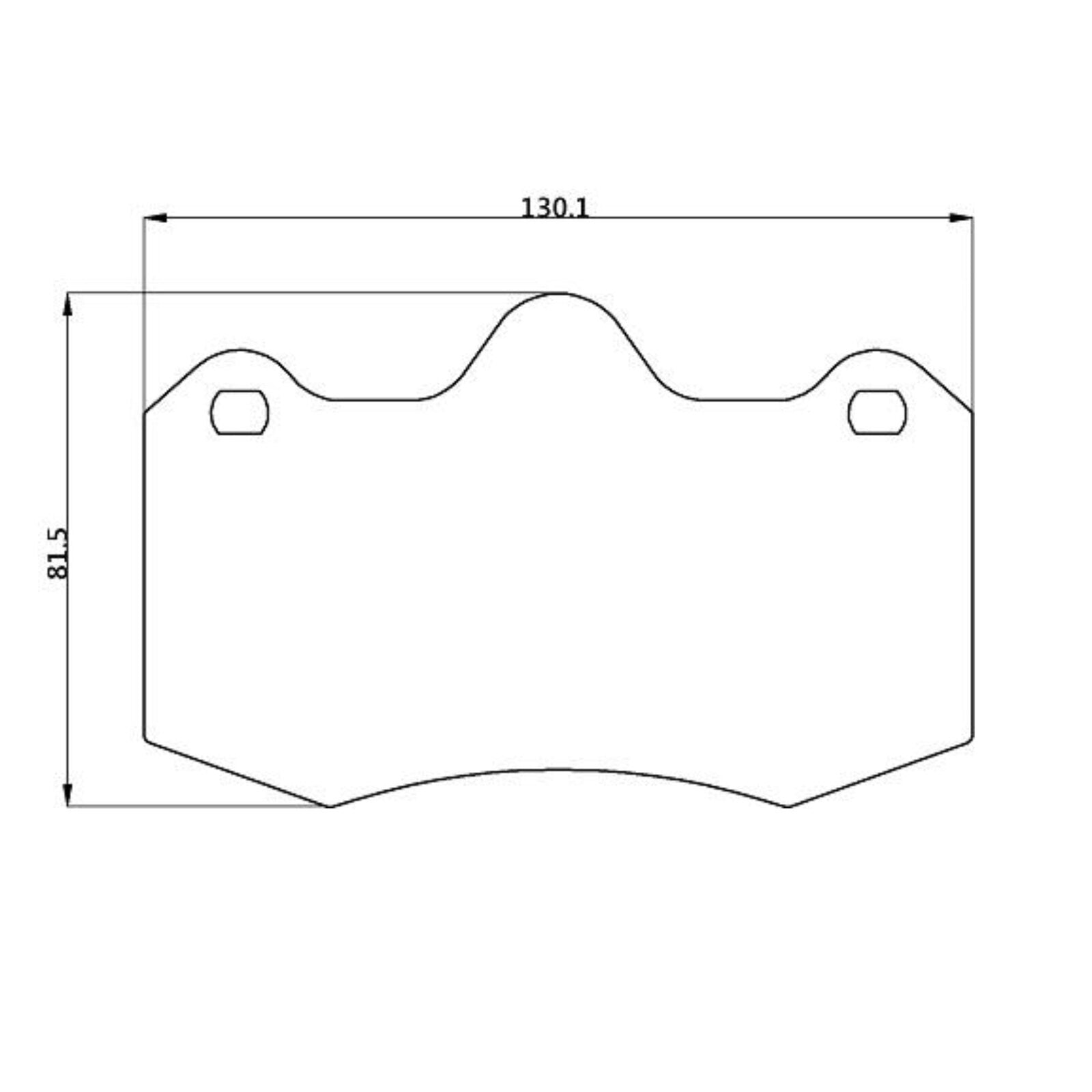 WinmaX WP2 4x4 Heavy Duty Brake Pads AP / HSV 4pot D54