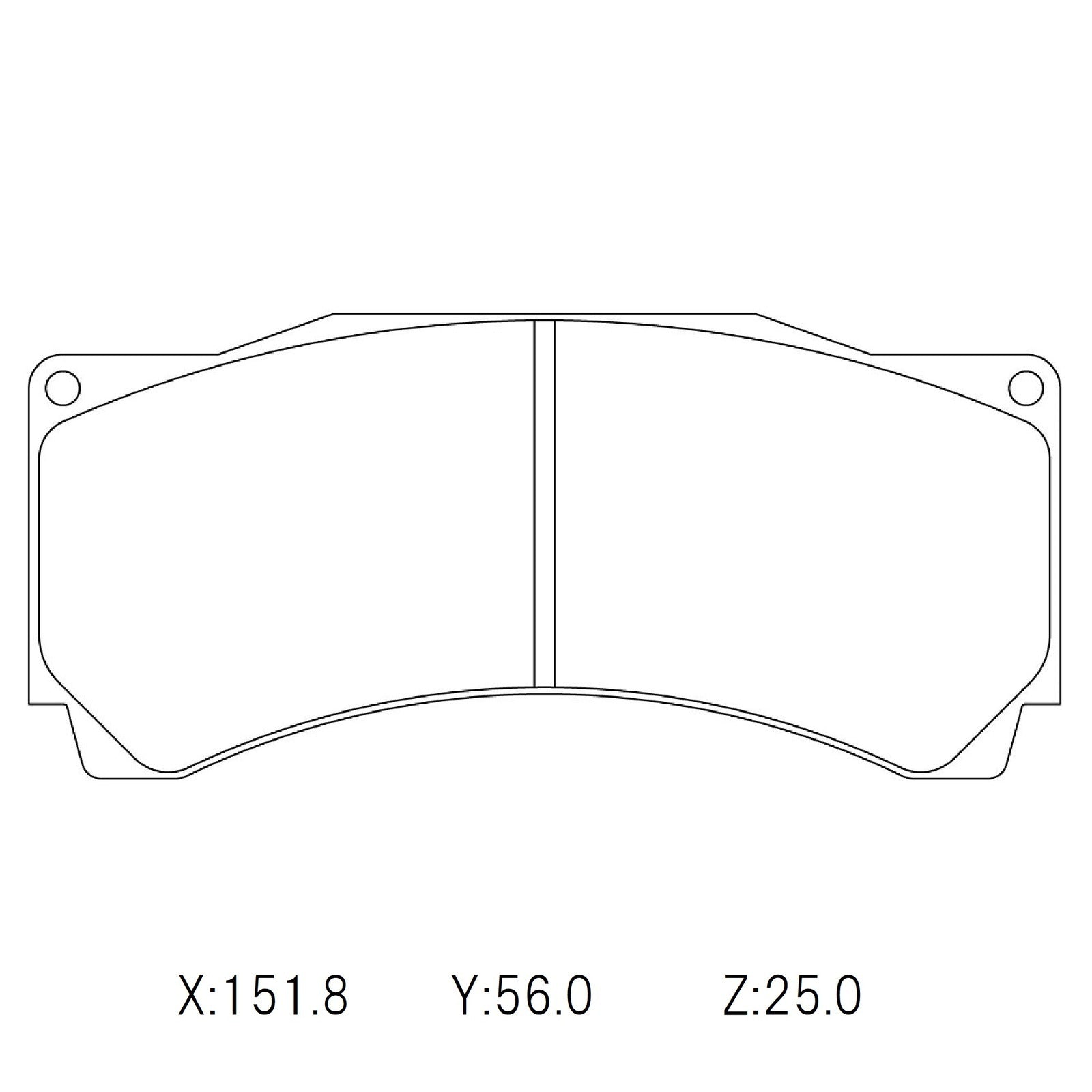 WinmaX WP2 4x4 Heavy Duty Brake Pads AP Racing 6 pot RD54