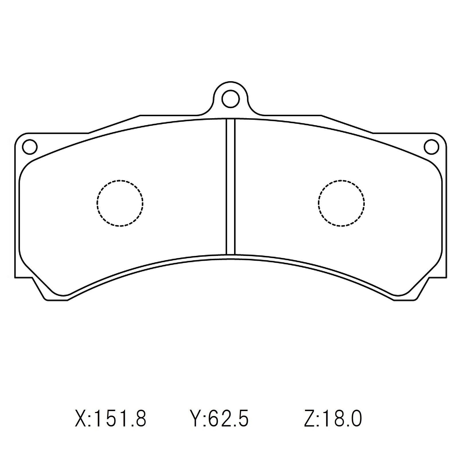 WinmaX W7 Race Brake Pads AP Racing 6pot RD51