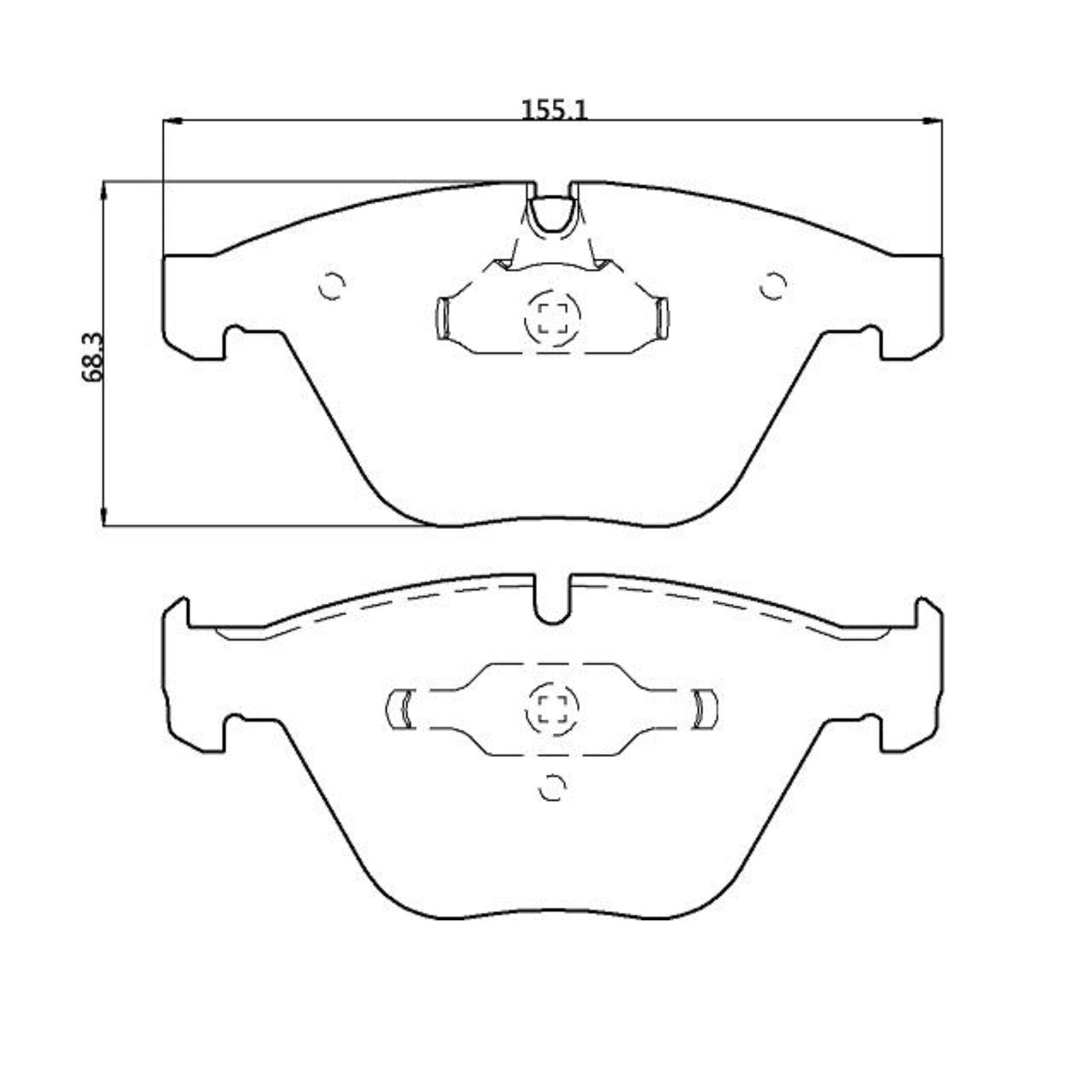 WinmaX W1 Street Performance Brake Pads BMW M3 (E92)