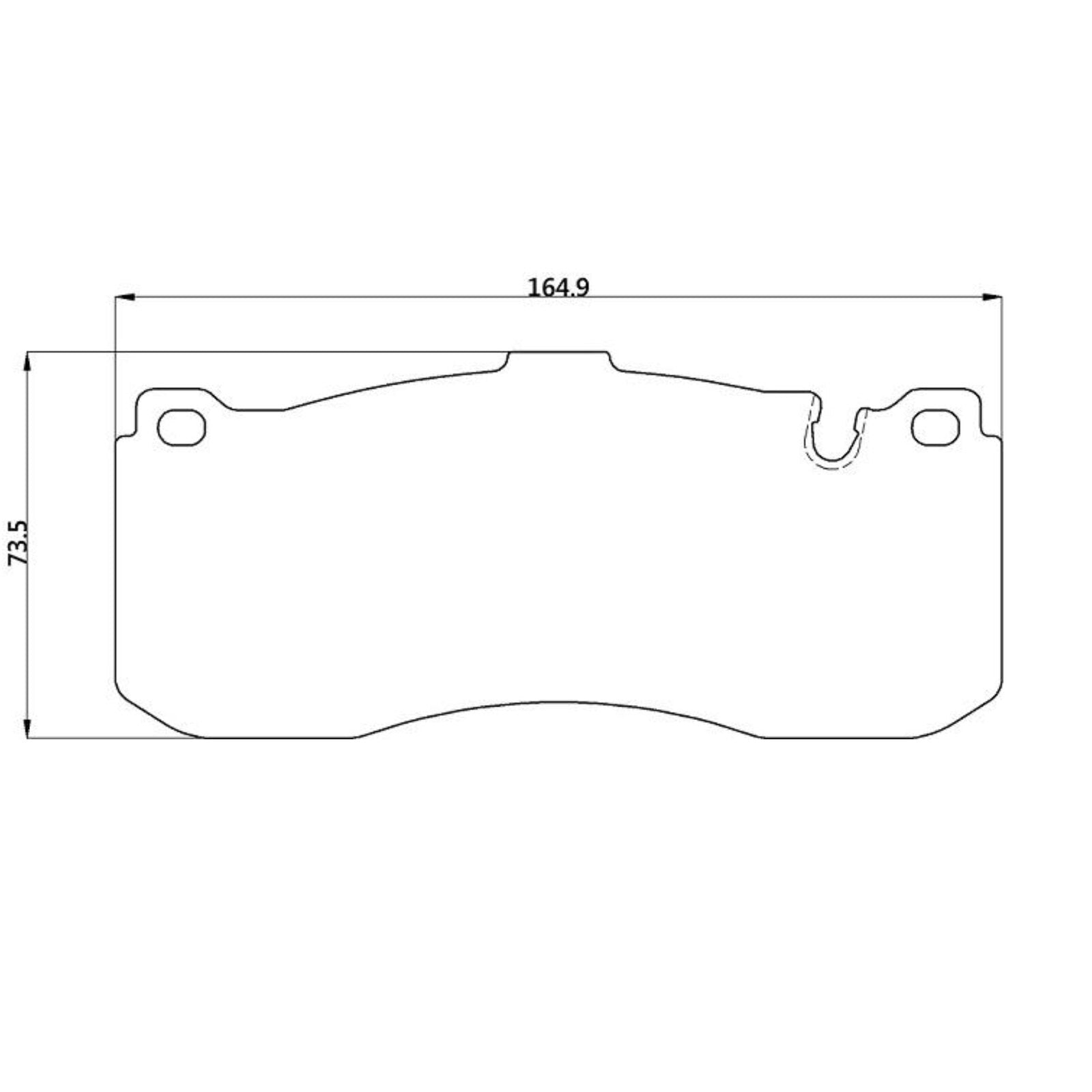 WinmaX W3 Performance Trackday Brake Pads BMW 135i 6pot