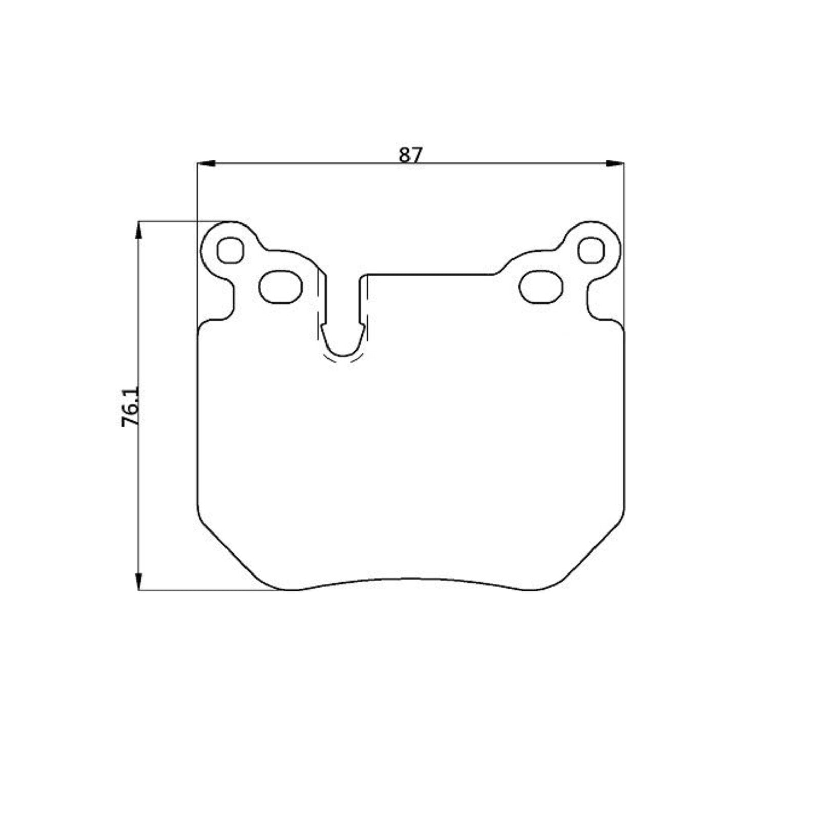 WinmaX W6.5 Race Brake Pads BMW 135i E82 / 330i E92