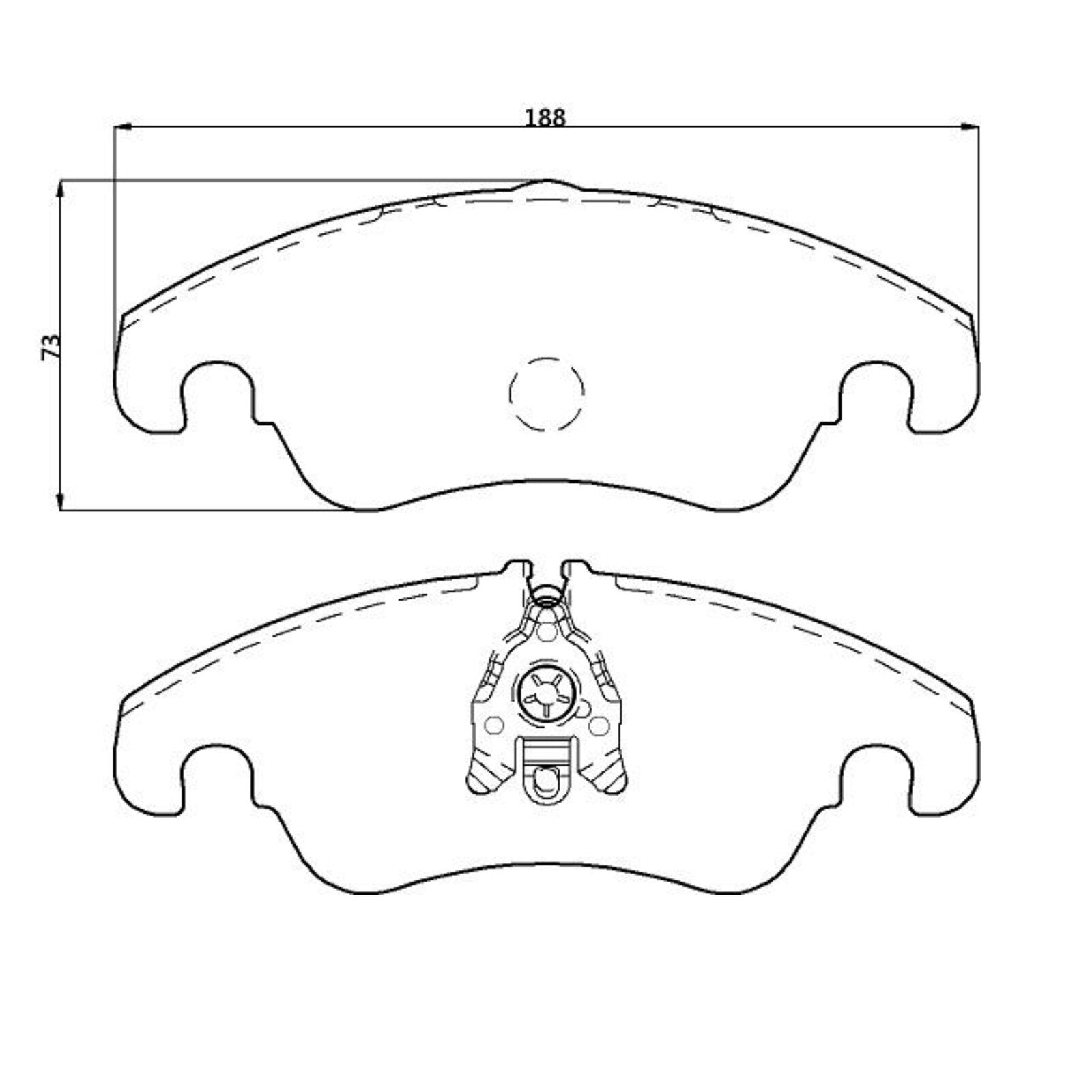 WinmaX W7 Race Brake Pads Audi A4 (B8) Front