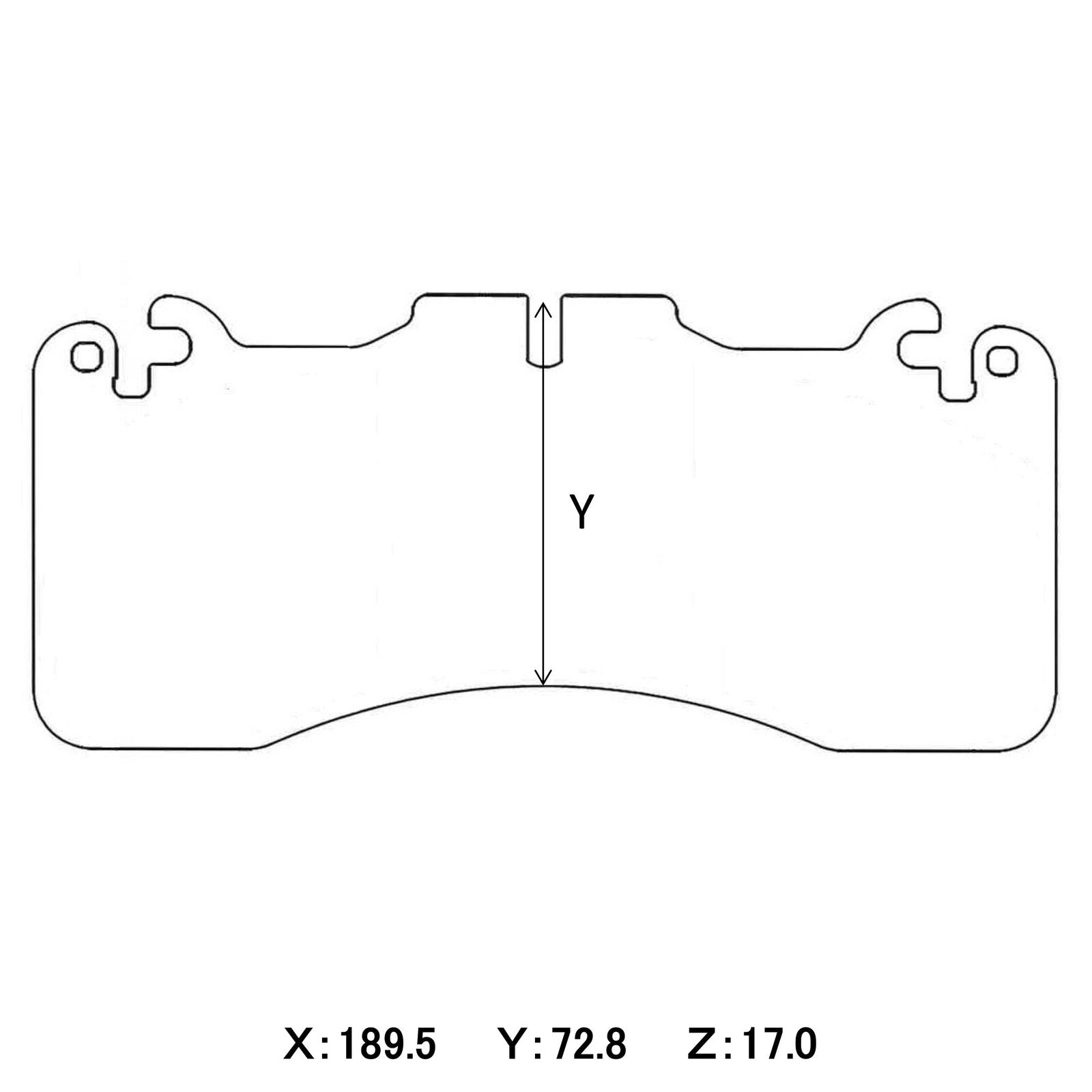 WinmaX W2 Street Performance Brake Pads Lexus RC