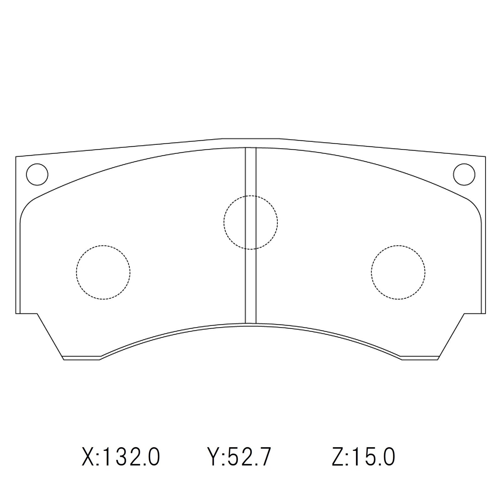 WinmaX W1 Street Performance Brake Pads Alcon CAR98 (Mono4)