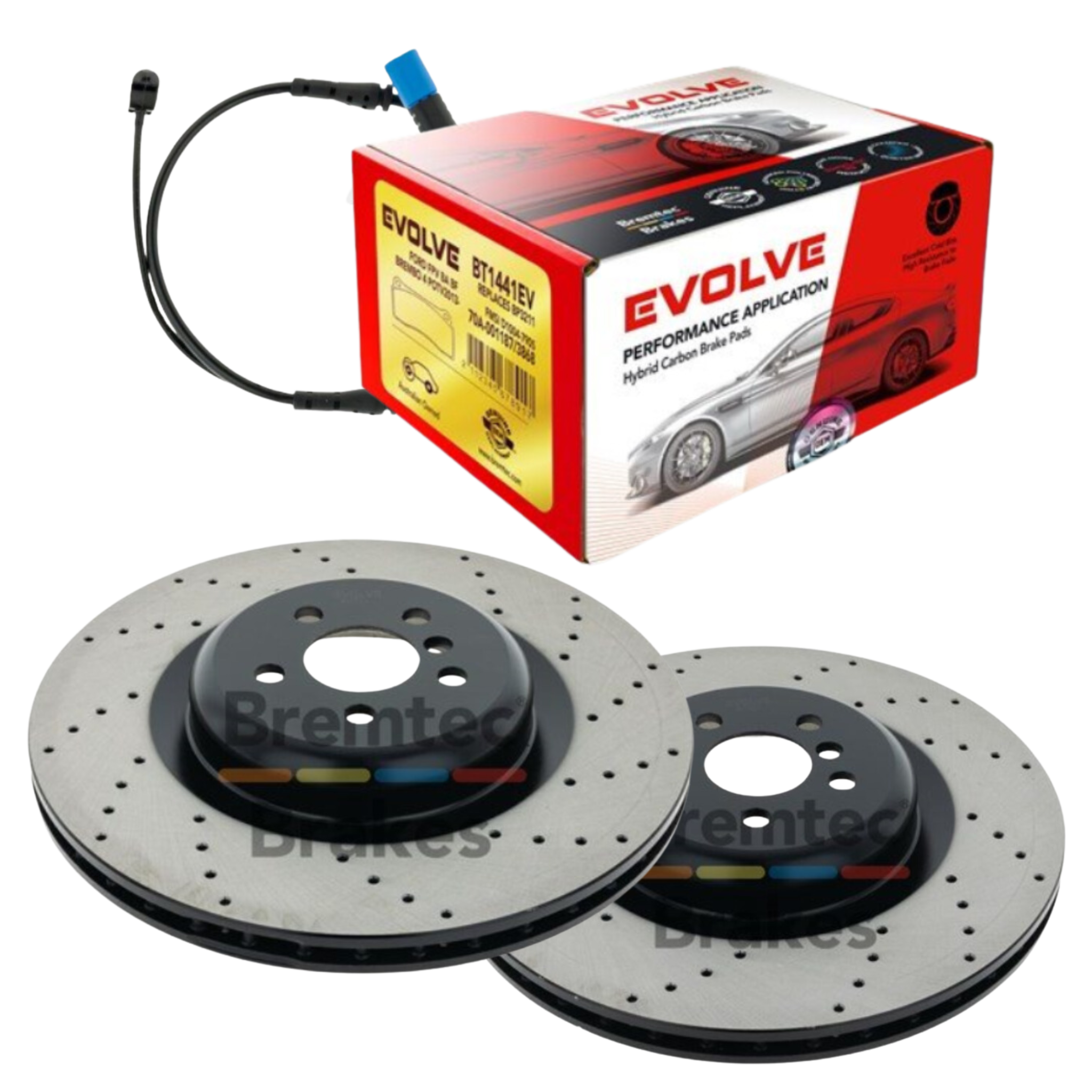 BMW 840i M850i M760Li Rear Euro Brake Package 398mm Drilled High Performance M-Performance G14 G15 G16