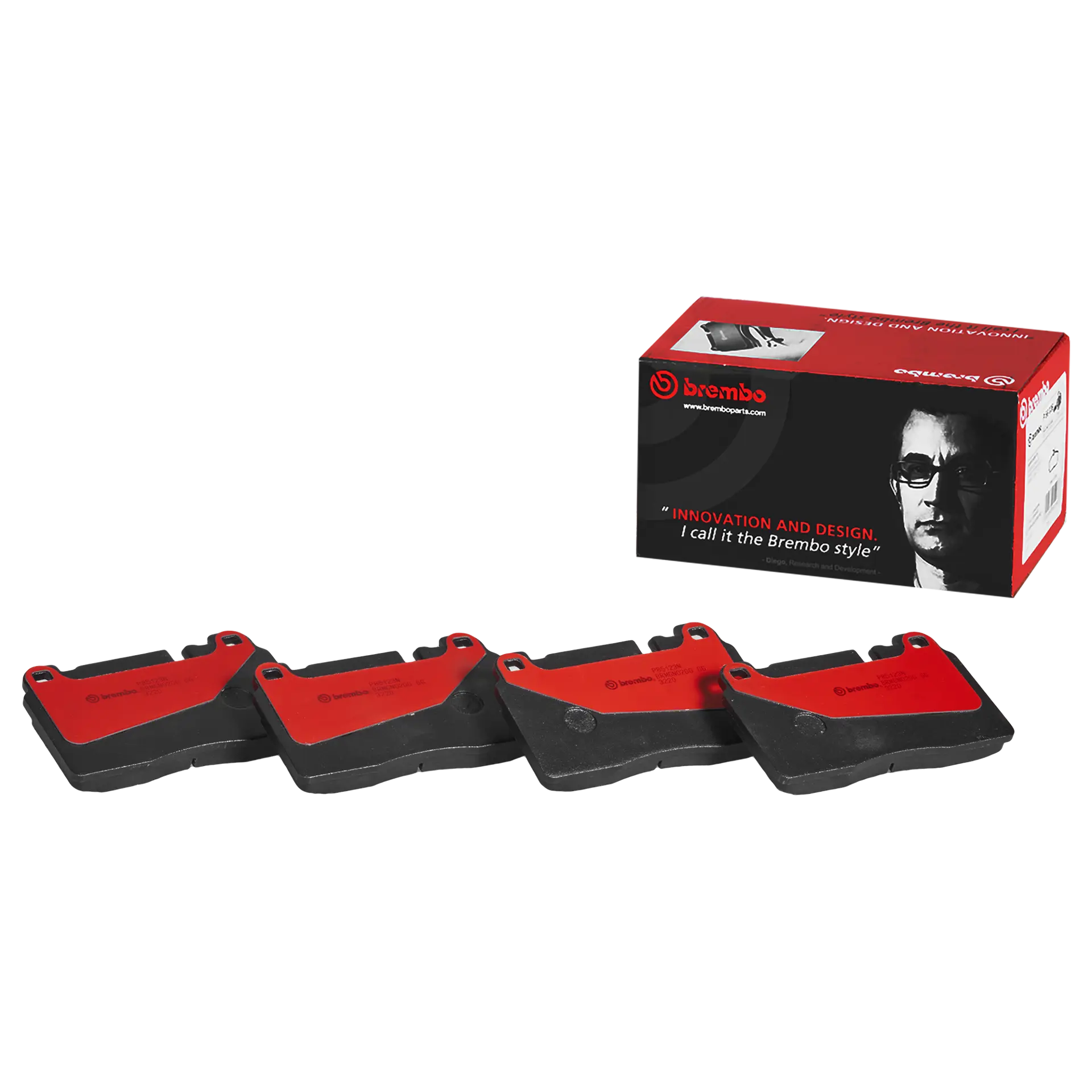 Brembo P85123N ceramic front pads included in Porsche Macan 2.0 brake kit