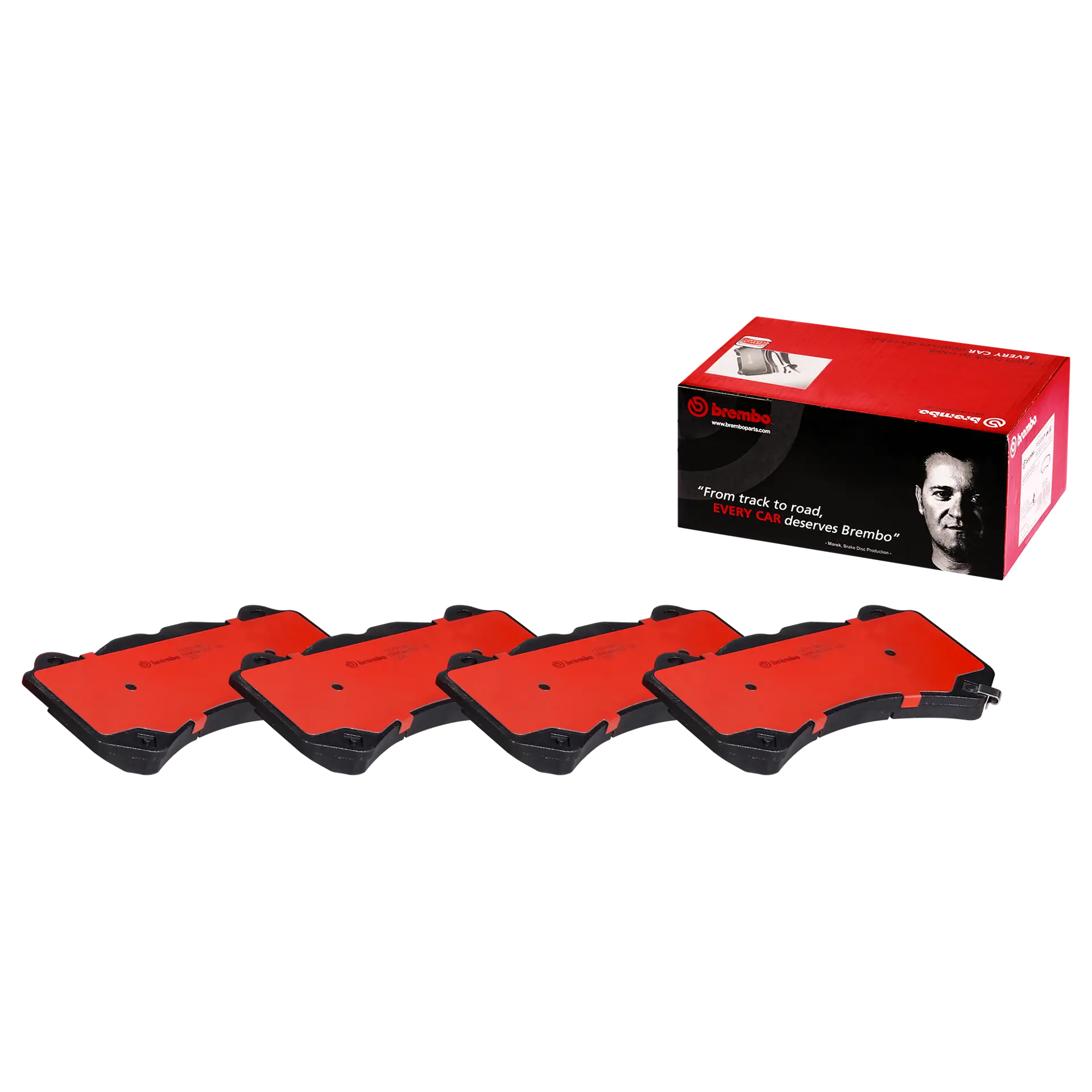Brembo P37018N Prime Ceramic front brake pads for Nissan GTR R35 Camaro Lexus LFA
