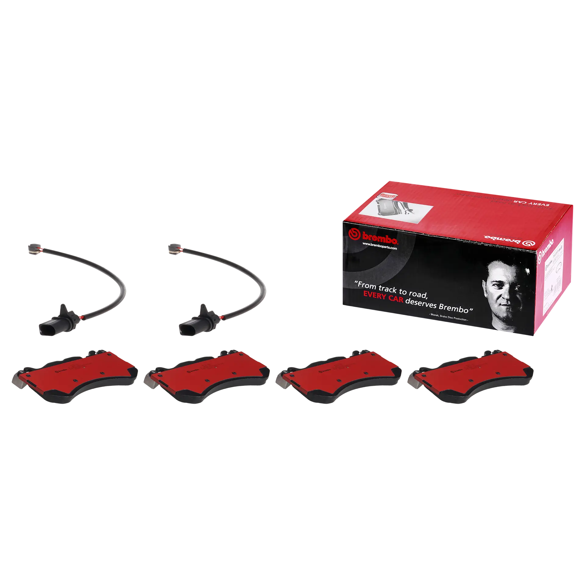 Brembo P50127N ceramic front pads included in Mercedes-AMG E63S W213 brake kit