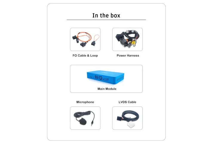 Mr12Volt MOST Bus BMW CCC M-ASK CarPlay & AA Interface - BMW E9X 3 series | E6X 5 | 6 Series