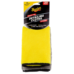 Meguiar's Supreme Shine Detailing Cloths Twin Pack - AX2020