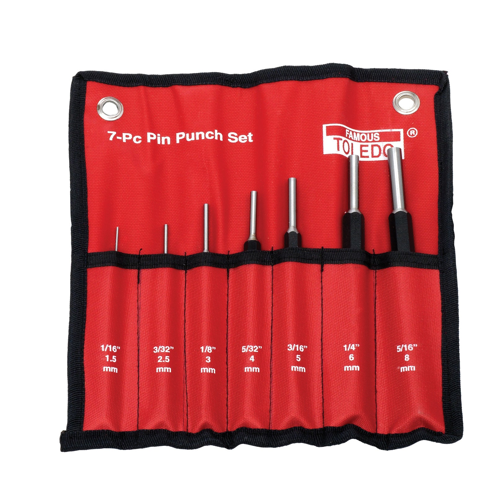 Toledo HD Pin Punch Set 7 Piece