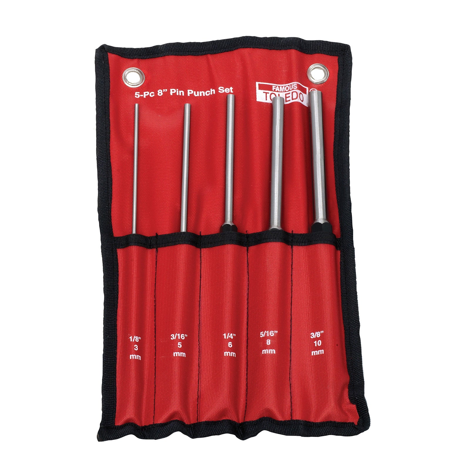 Toledo Extra Long Pin Punch Set 5 Piece