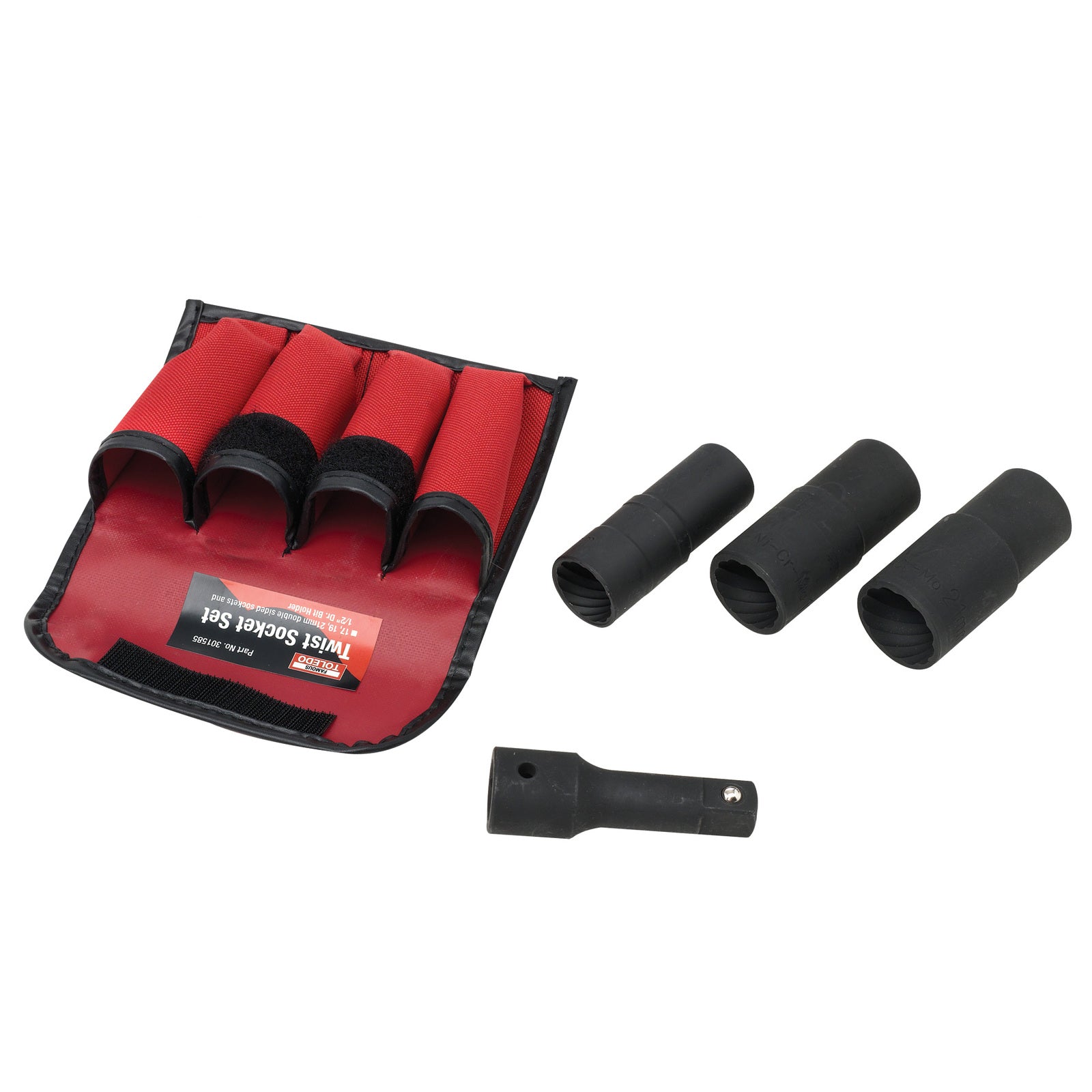 Toledo Double Twist Socket Set Metric 4 Piece