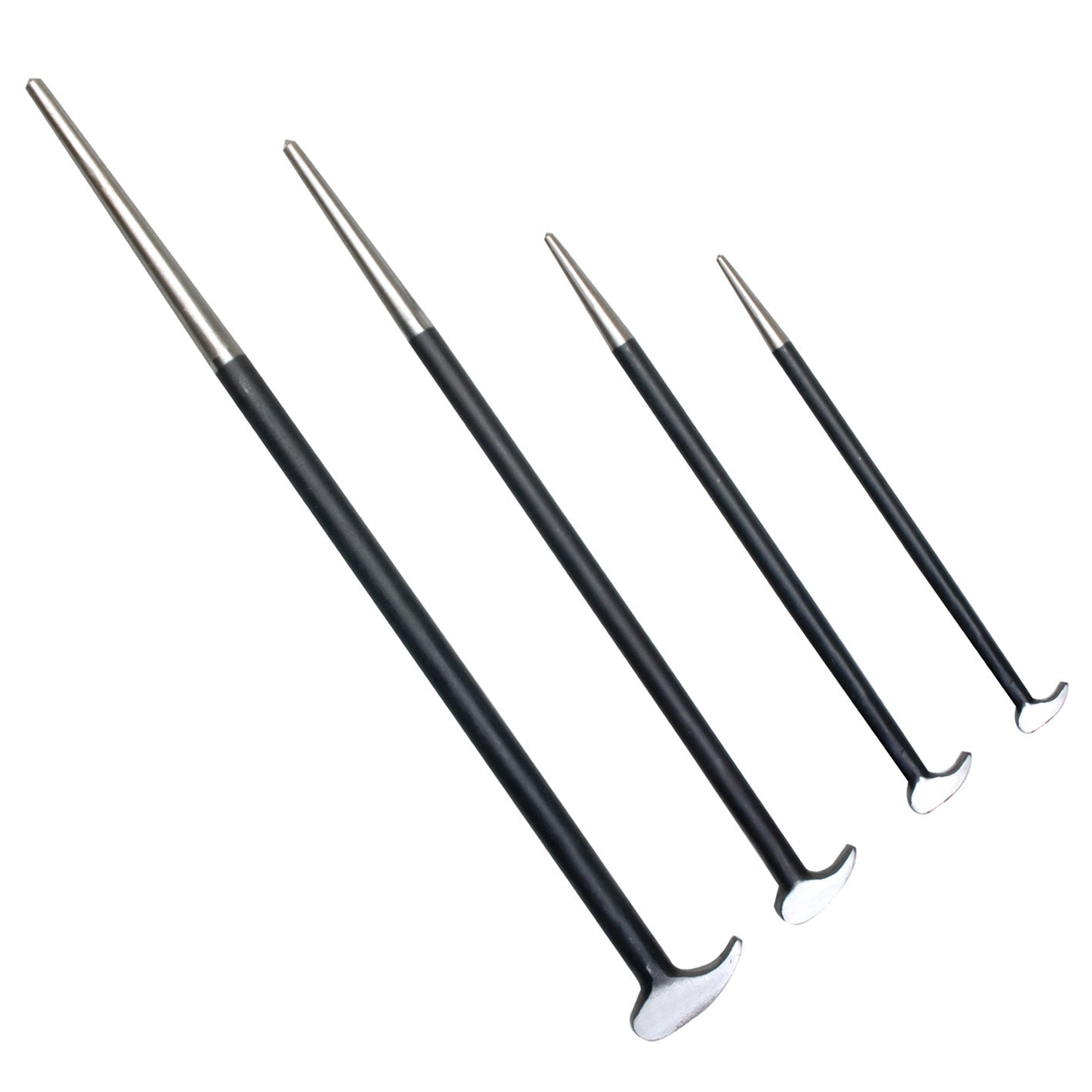 Toledo Pry Bar Rolled Head Set - 4 Piece