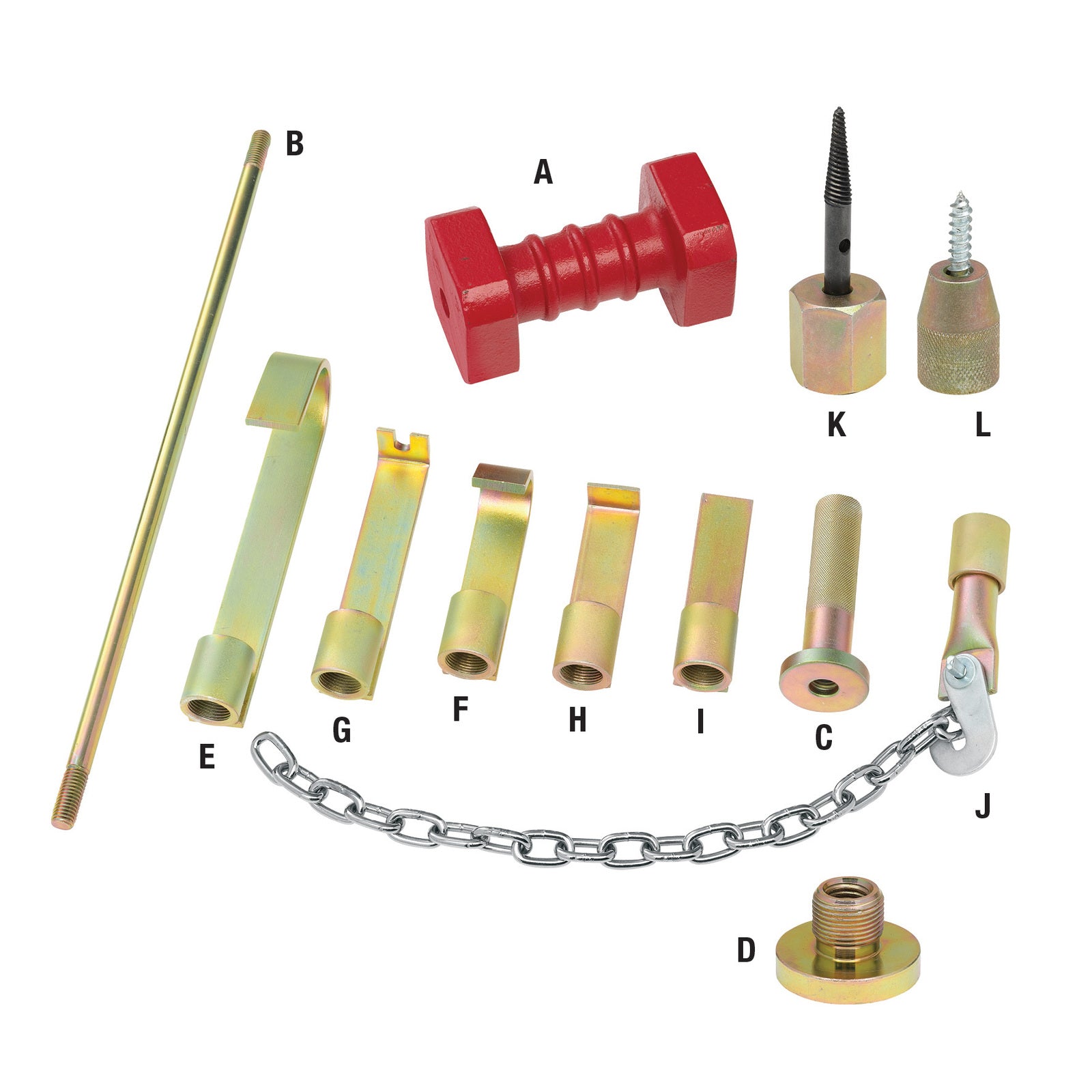 Toledo Slide Hammer Dent Removal Set