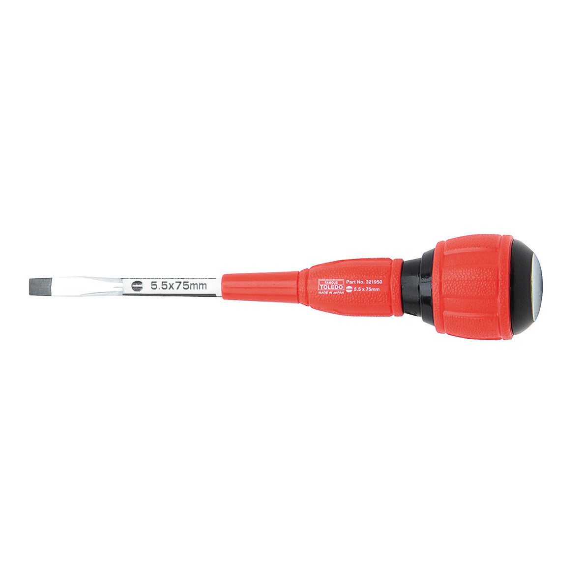 Toledo Screwdriver S/Thru Sl5.5 X 75mm