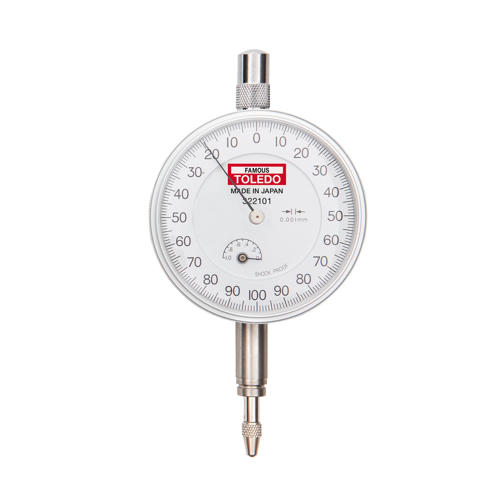 Toledo Dial Indicator Analogue 0.001X1mm