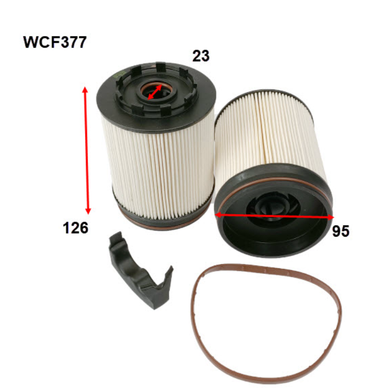 Wcf Raptor Ford Raptor Fuel Filter Cartridge Wesfil WCF377
