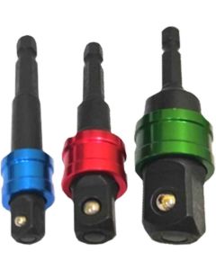 Pro-Kit Socket/Drill Adaptor Set - 70mm Quick Release - 3 Piece
