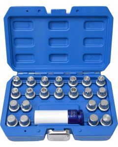 Pro-Kit VW Locking Wheel Nut Socket Set - 23 Piece