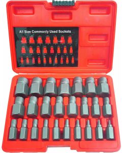 Pro-Kit Multi-Spline Screw Extractor Set - 25 Piece