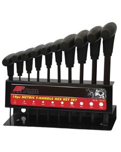 Pro-Kit T Handle Hex Key Set 10 Piece Metric On Stand